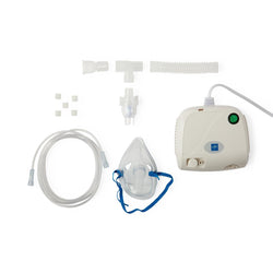 Medline AeroMist Compact Nebulizer Compressor System with Adult Mask Kit - Nebulizers & CPAP Equipment and Supplies – Only Nebulizers