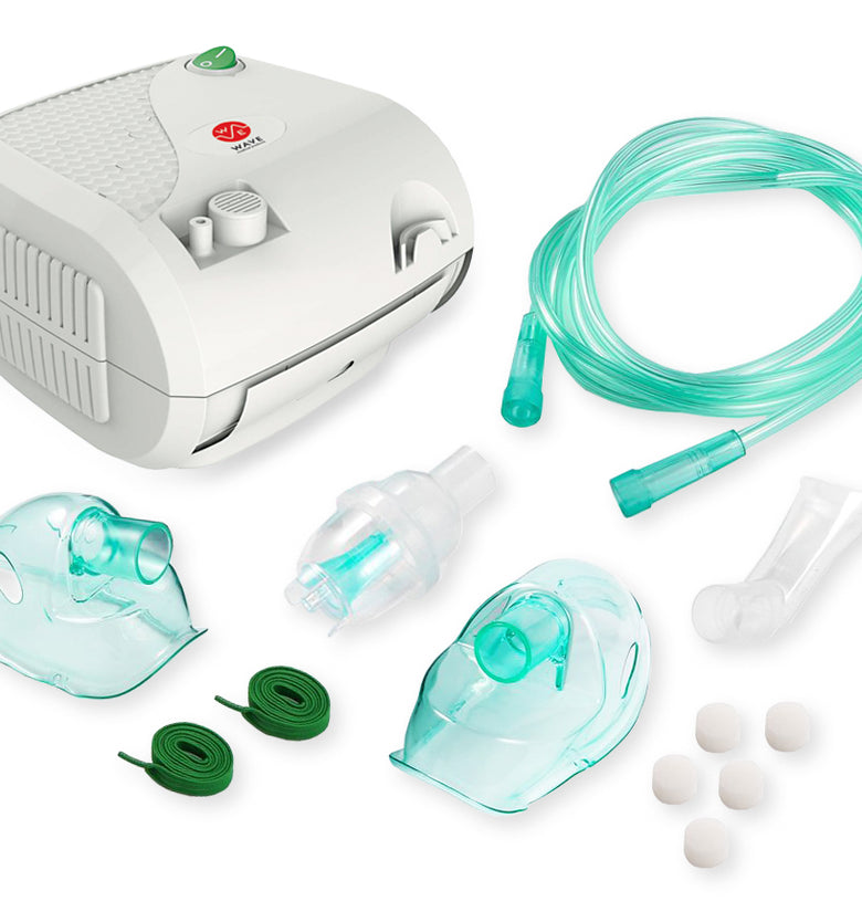 Complete Nebulizer Compressor System with Mask Kits by Wave Medical Products - Nebulizers & CPAP Equipment and Supplies – Only Nebulizers
